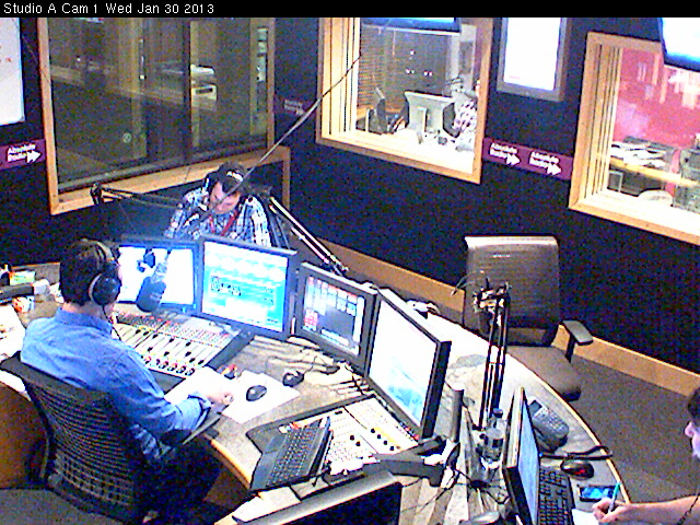 Absolute Radio Studio on Air
