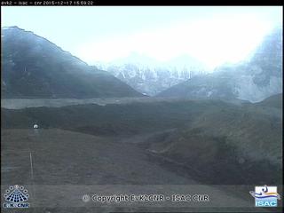 Khumbu Glacier Live Web Cam from NCO-P Station