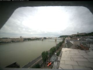 The Danube River from Hotel Victoria