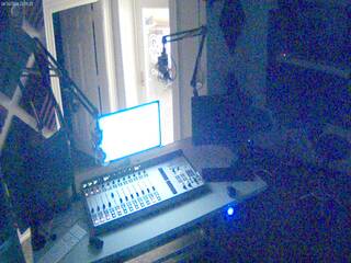 WWCU-FM Radio Studio