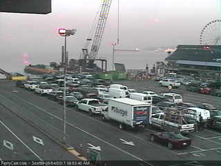 Seattle to Bainbridge Island Ferry - Colman Dock North Car Area