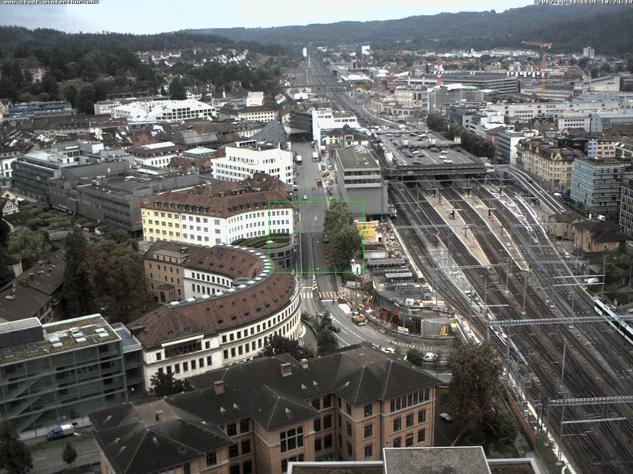 View from Roter Turm on Theaterstrasse