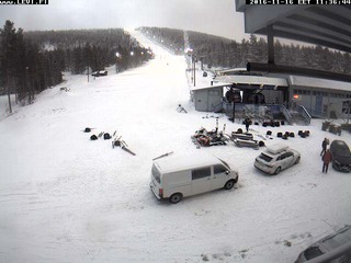 Levi Ski Resort - Gondola Cabin Lift Lower Station