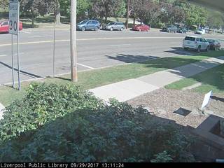 Liverpool Public Library at 2nd St & Tulip St