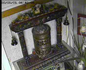 Internet-operated Prayer Wheel Webcam