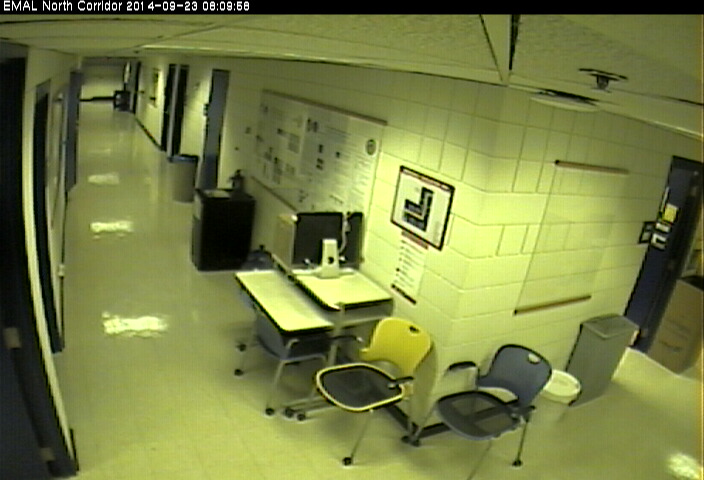 View of the North Corridor of the North Campus EMAL.