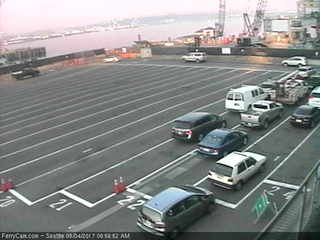 Seattle to Bremerton Ferry - Colman Dock South Car Area