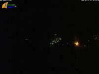 Beach mountain side view