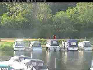 Moored Boats on Canal