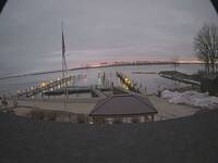 Piers on Lake Michigan