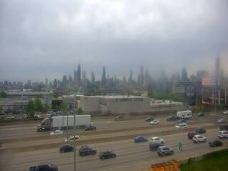 Freeway & Chicago skyline