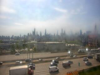 Freeway & Chicago skyline