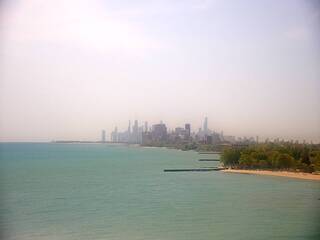 Lake Michigan & city view