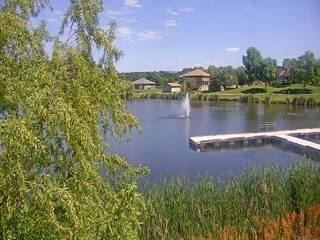 Pond with Fountain