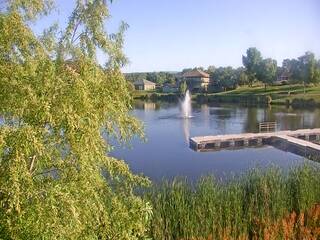 Pond with Fountain