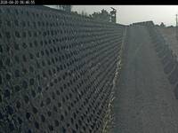 Road with stone walls