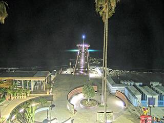 Pier and promenade in Ceriale