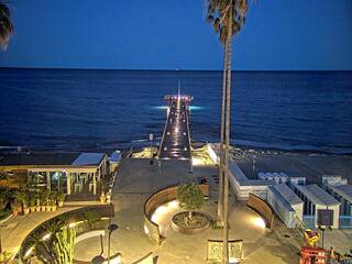 Pier and promenade in Ceriale