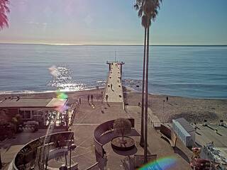 Pier and promenade in Ceriale