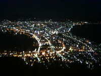 view from Mount Hakodate
