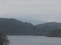 View from Lake Ashi of Mount Fuji
