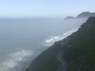 Pacific Ocean & Cliffside view