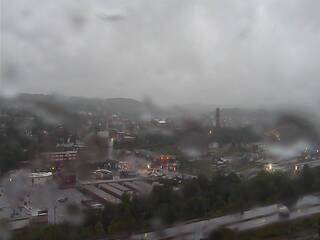 Brick Clock Tower view