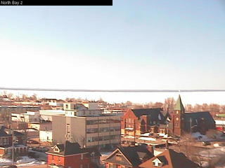 Lake Nipissing & Downtown North Bay from North Bay City Hall