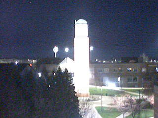 GVSU - Cook Carillon Clock Tower from Henry Hall
