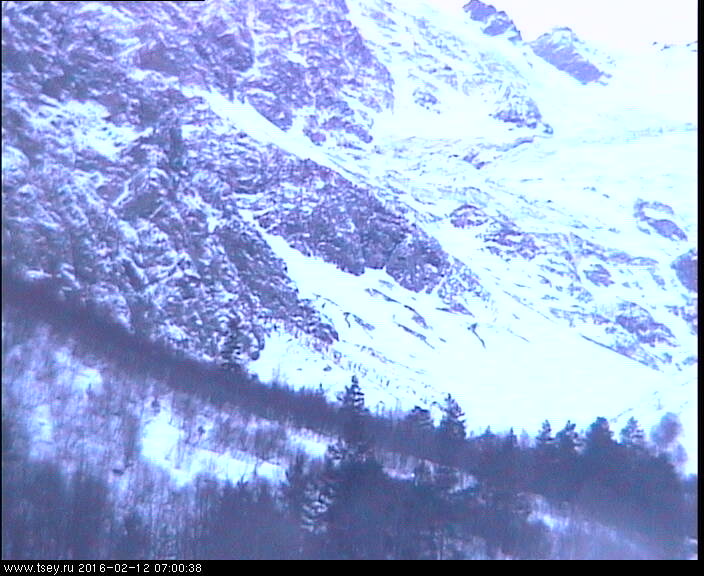 Webcam in possible ski resort,Russia