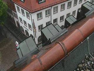 Rathausplatz from Hotel Am Rathaus on Rathausgasse