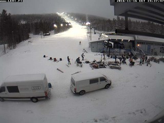 Levi Ski Resort - Gondola Cabin Lift Lower Station