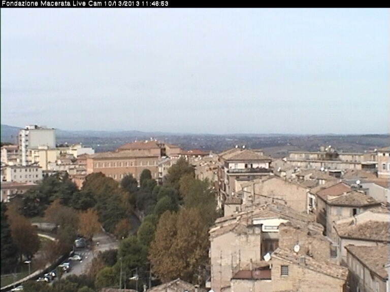 Overlooking the City of Macerata