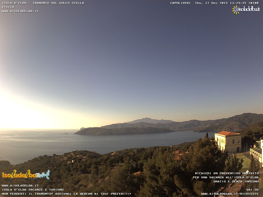 Isola d'Elba - Tramonto sul Golfo Stella