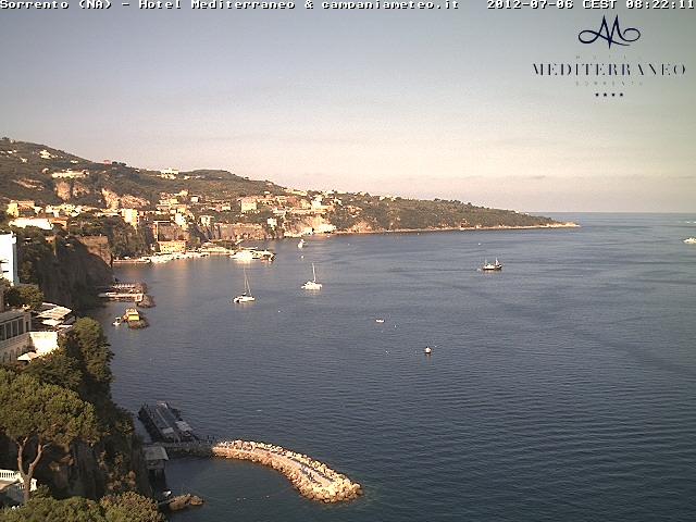Webcam in Sorrento,Italy