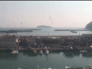 Mugi Harbour from Mugi Town Hall