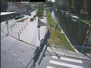 Giżycki Canal at Nadbrzeżna